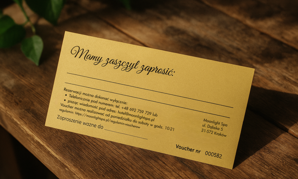 Nowy Voucher moonlihtspa